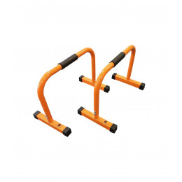 Mini barre parallèle orange hauteur 45 cm (la paire)